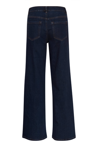 KAsinem High Waist Jeans Dark unwashed blue - 10509518 Thumbnail