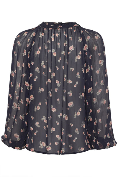 KelsiaPW BL Dark Navy Mini Blurred Flower Thumbnail