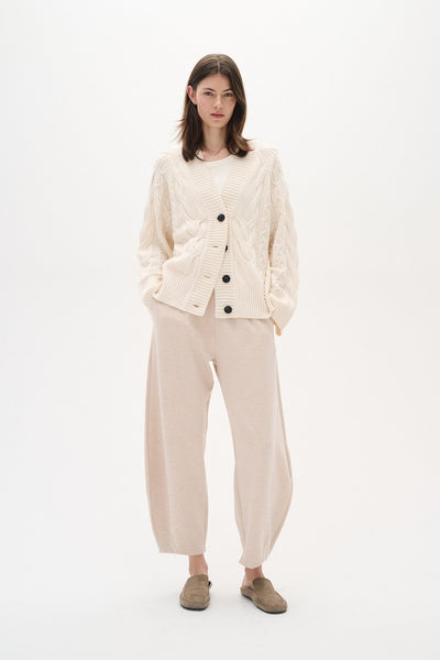 LaicentIW Vincent Mel Pant Vanilla Melange - 30110026 Thumbnail