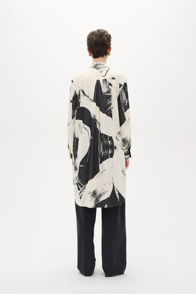 ValerieIW Shirt Dress Neutral Art Thumbnail
