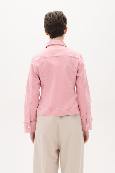 MorieIW Janny Denim Jacket PALE PINK - 30110122 Thumbnail