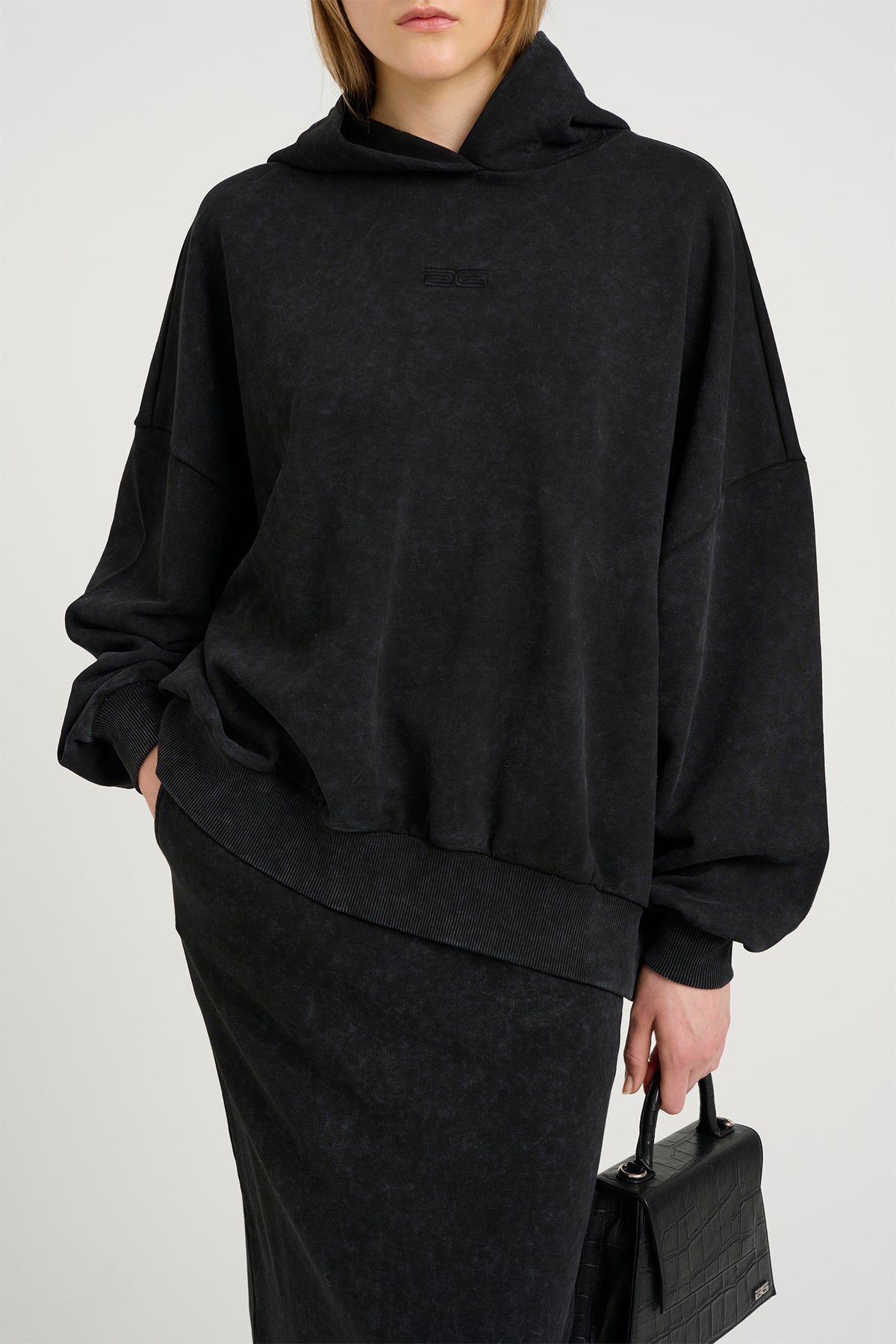 MaiellaGZ OZ hoodie Black Washed - 10909710