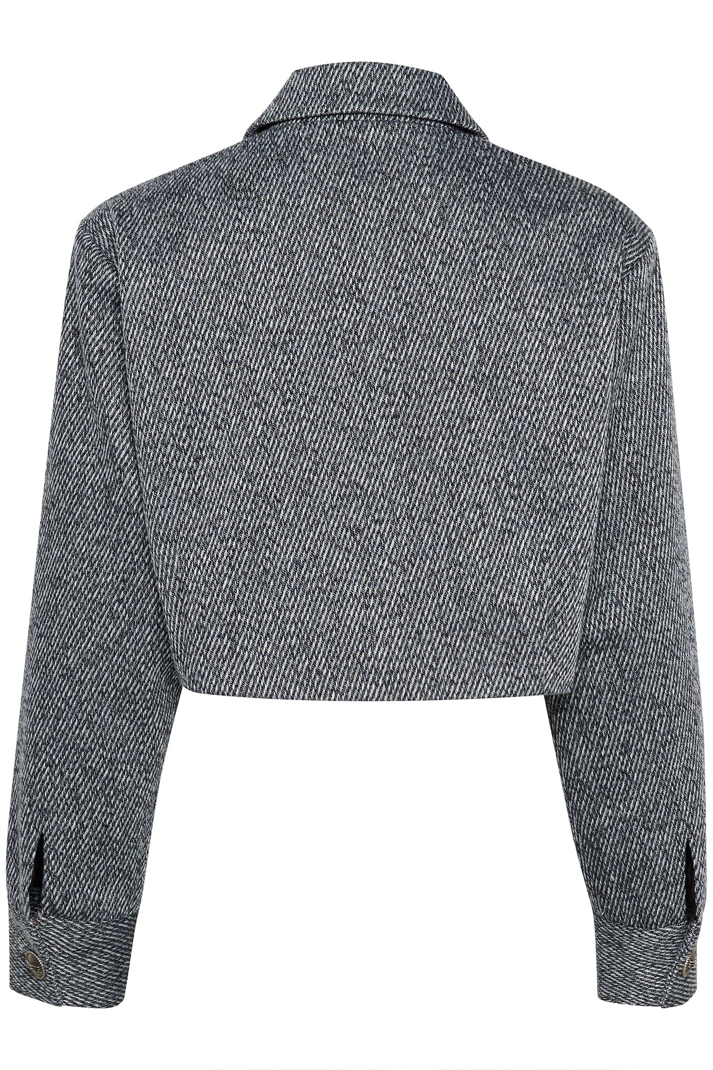 BelmaGZ blazer Blue twill structure - 10909731