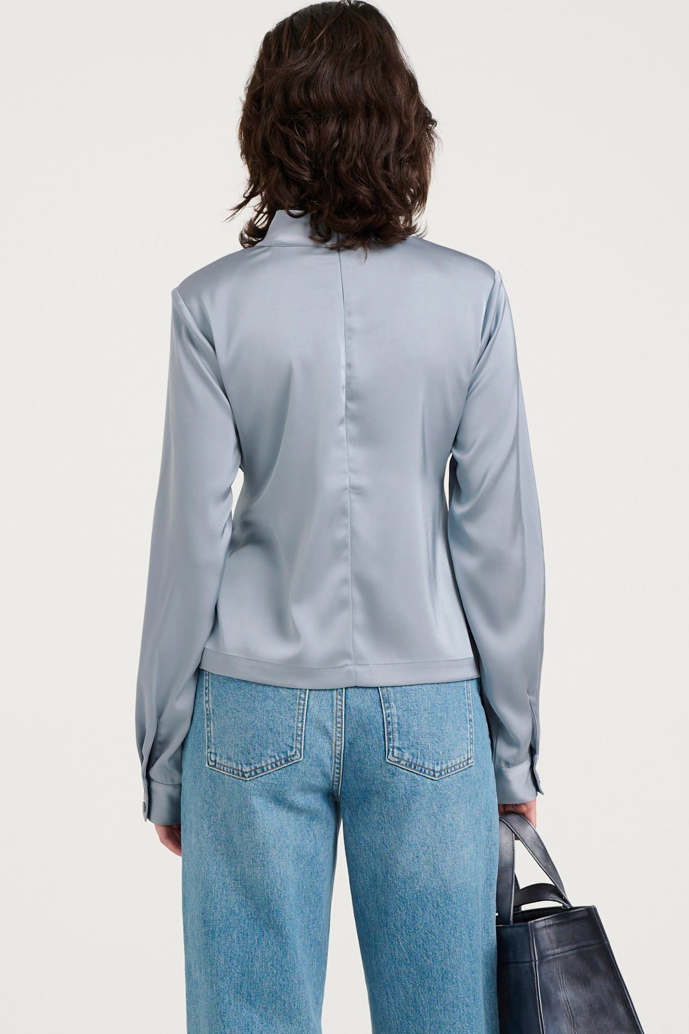 HarperGZ LS blouse Grey blue