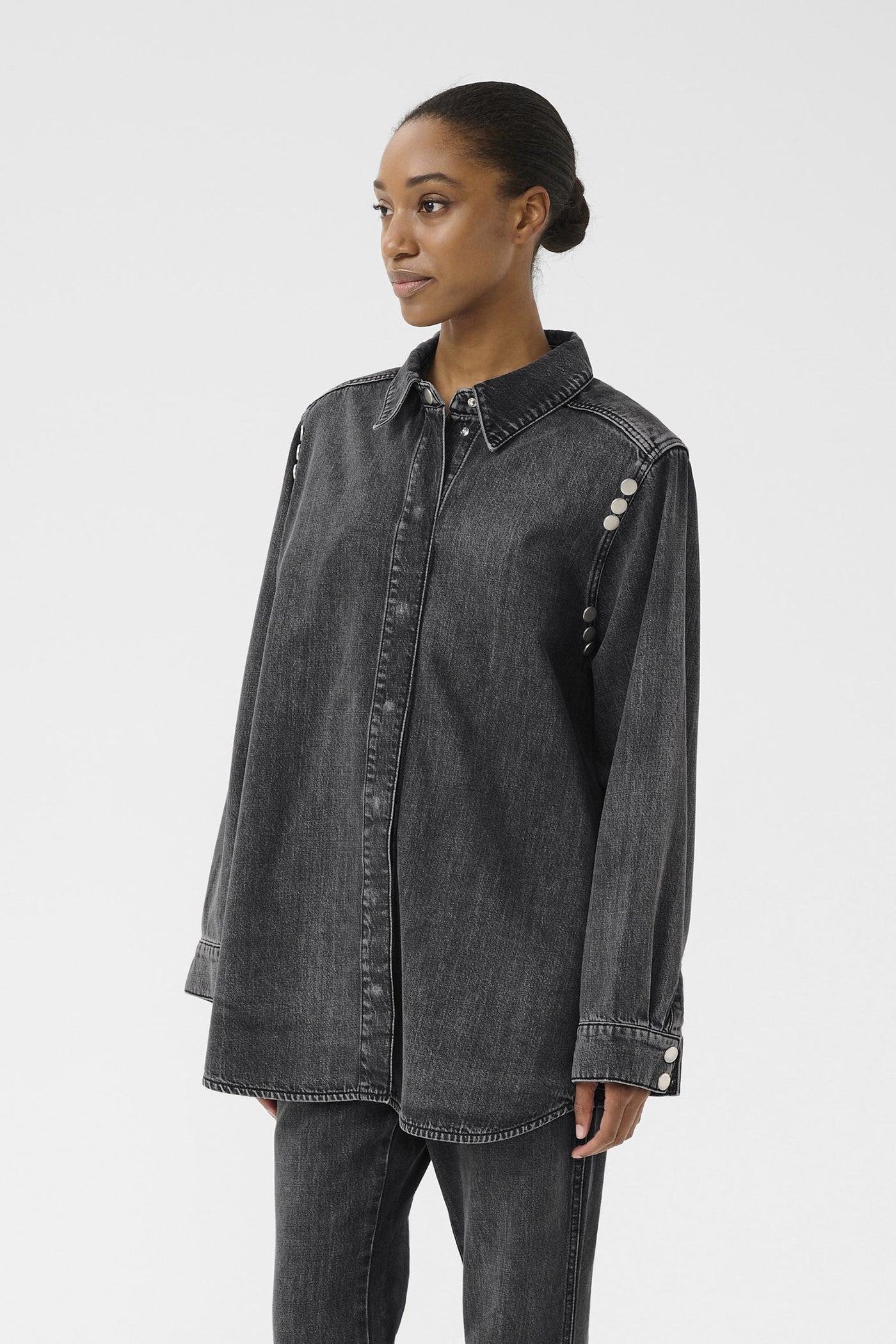 ZuvaGZ shirt Dark grey washed - 10909768