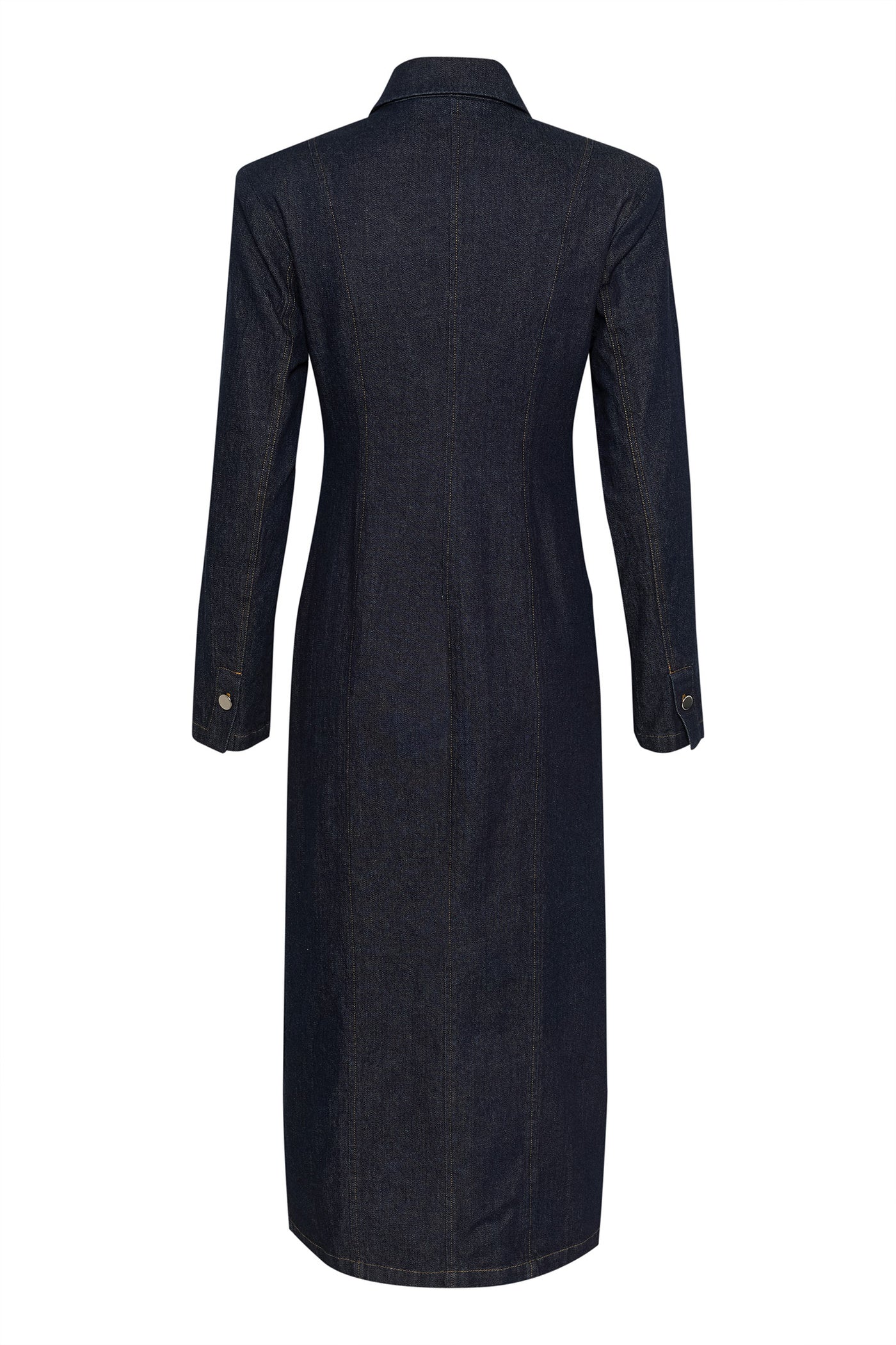 TilmaGZ LS long dress Dark blue Unwashed - 10909777