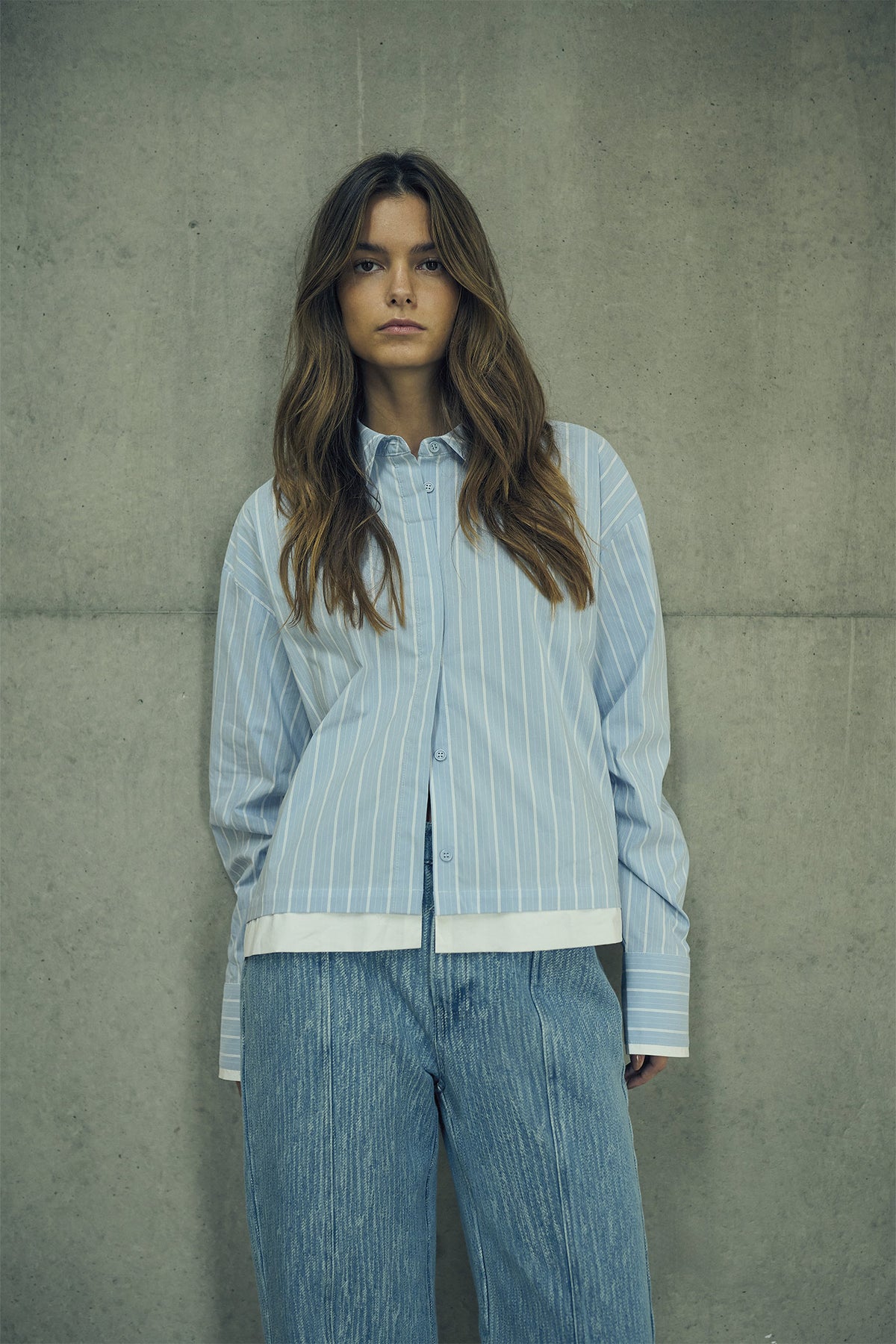 KBTessa Shirt Light Blue Stripe - 10105309