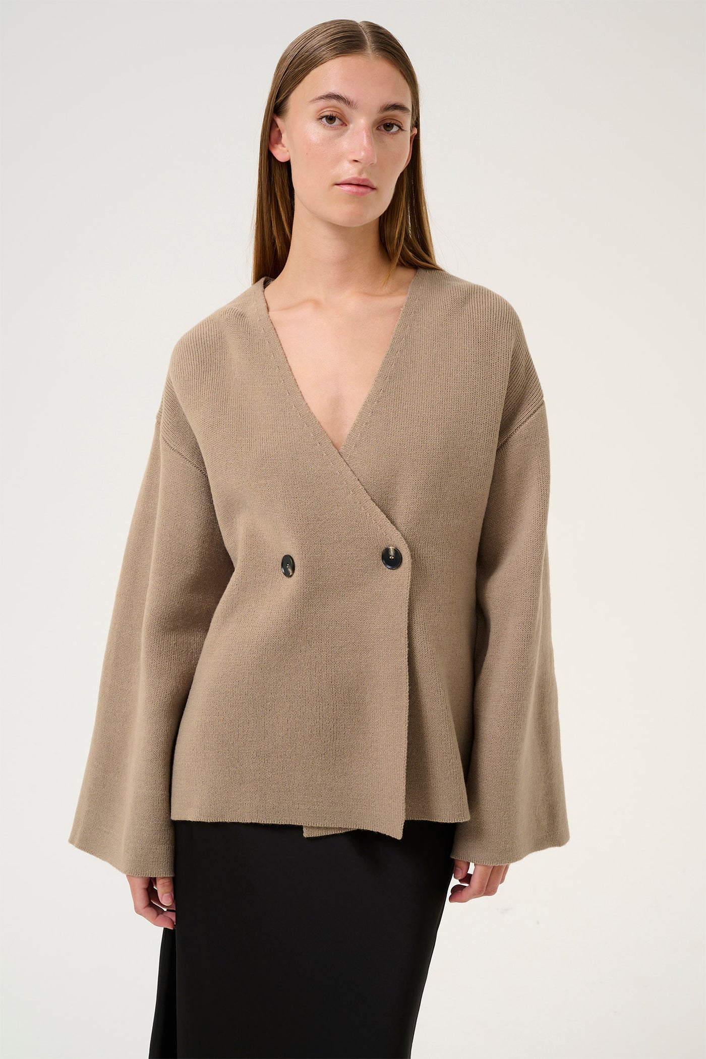 KBThyra Cardigan Simply Taupe - 10105312