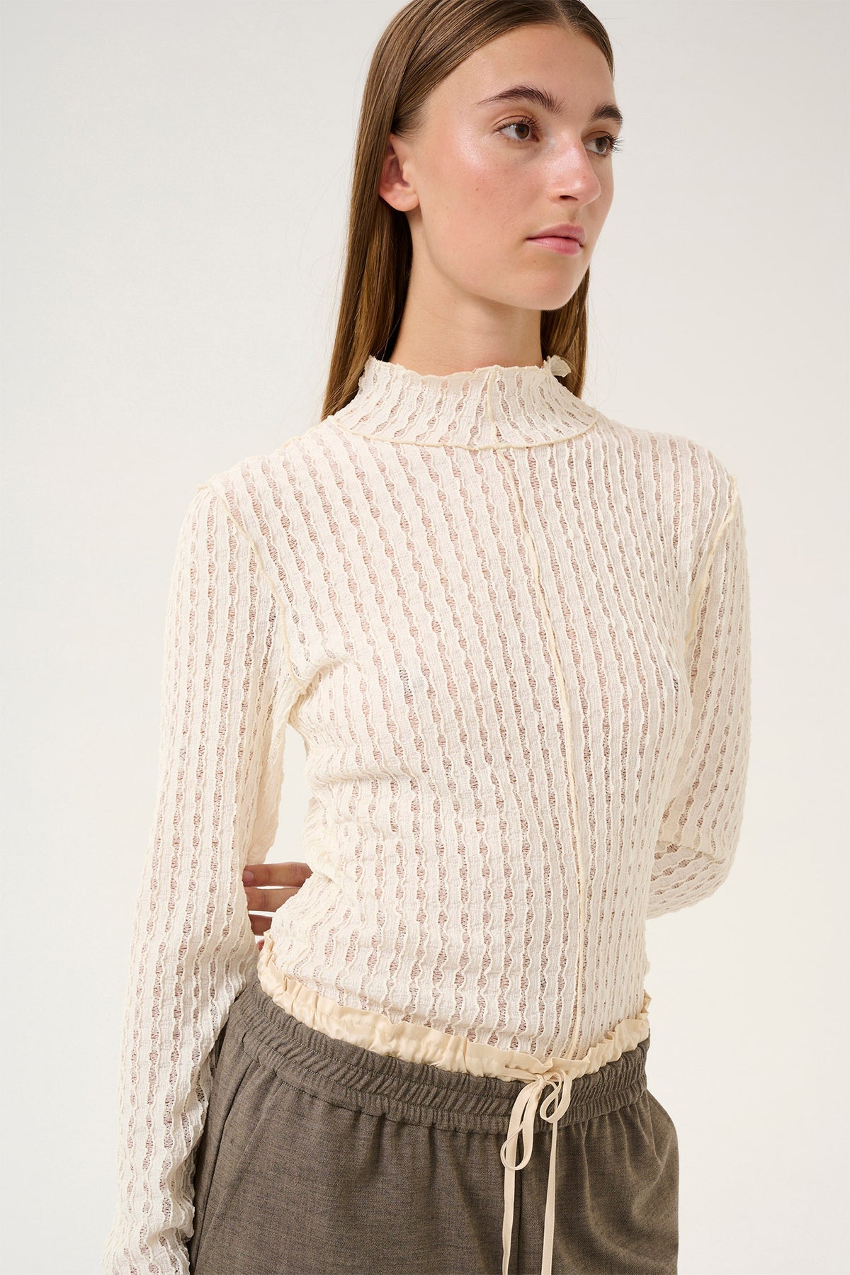 KBTekla Kiri Blouse Egret - 10105313