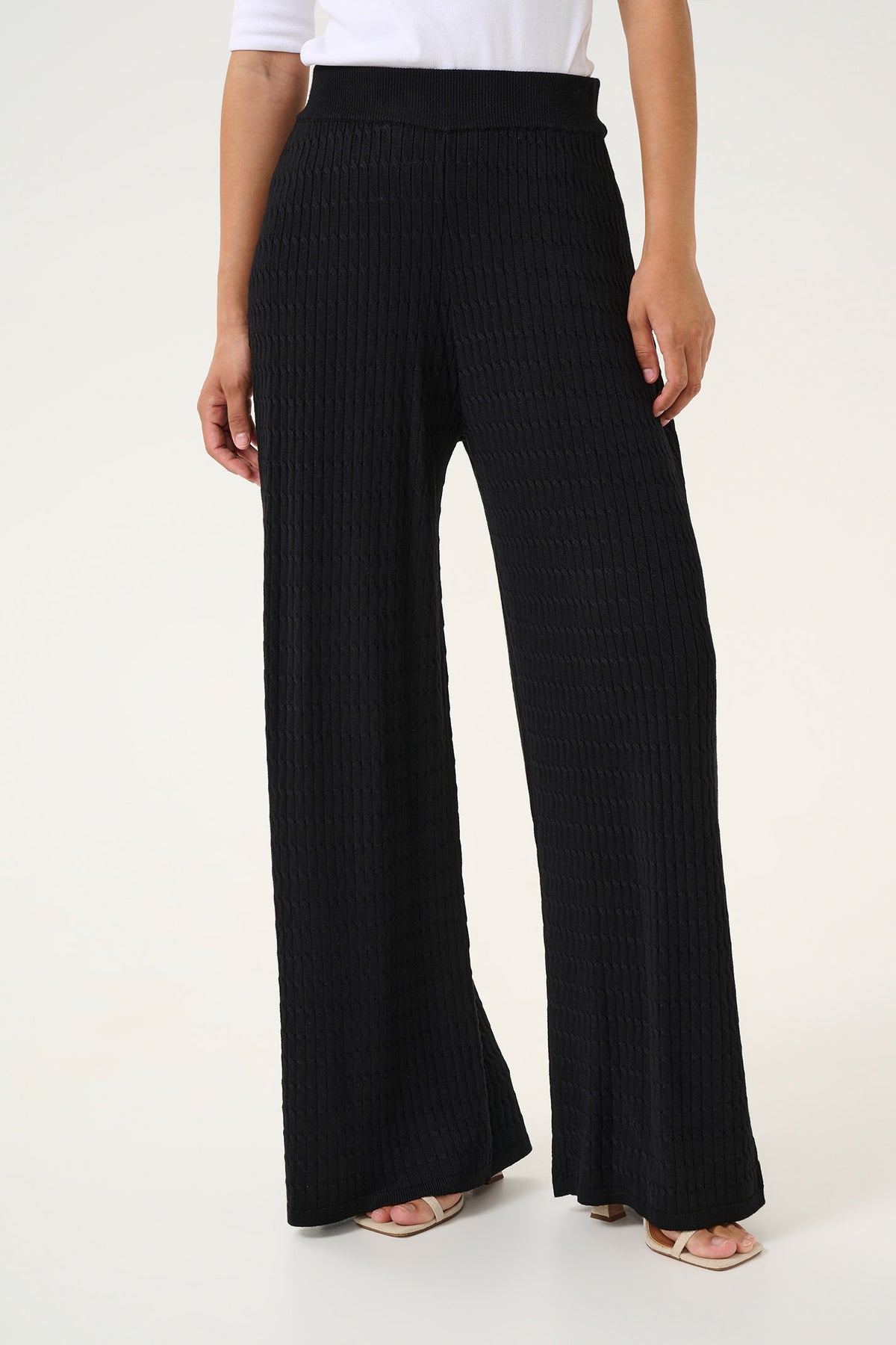 KAsilla Knitted Pants Black deep