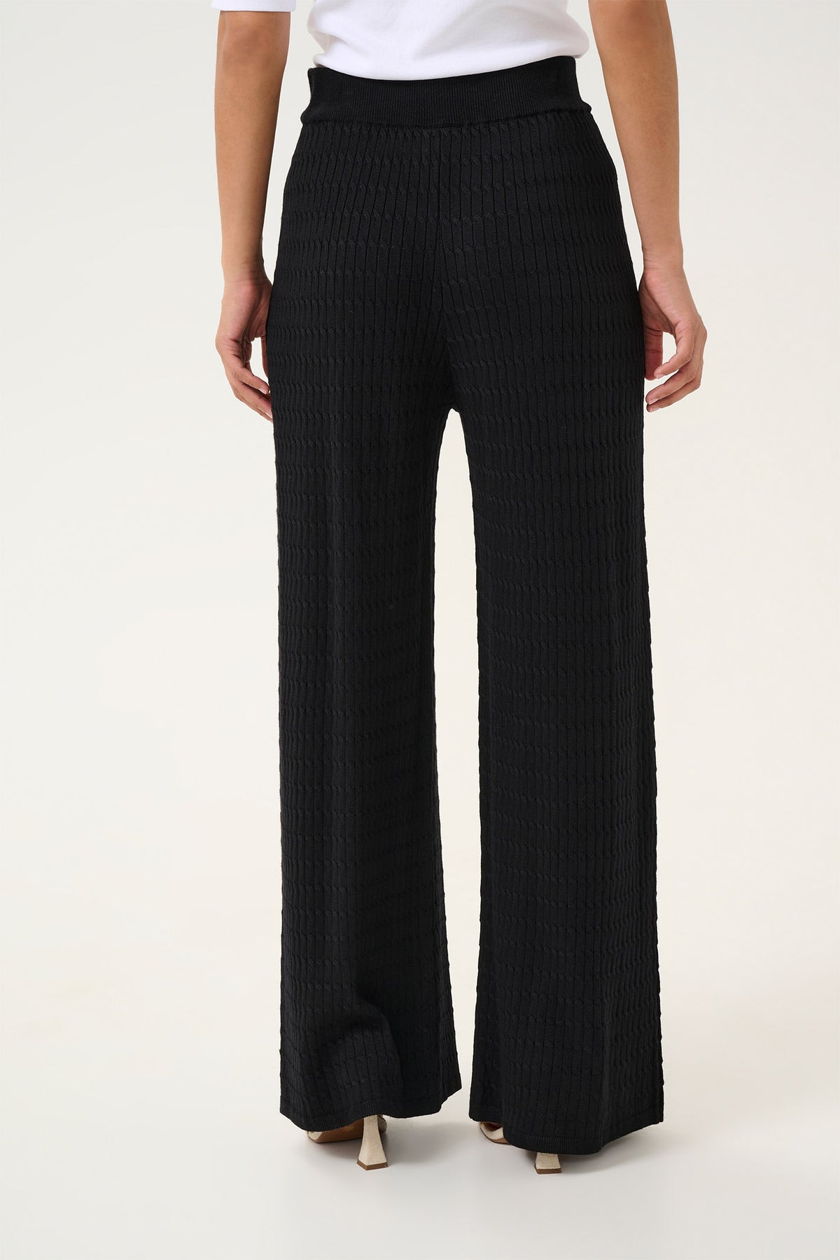 KAsilla Knitted Pants Black deep