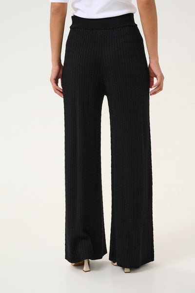 KAsilla Knitted Pants Black deep Thumbnail