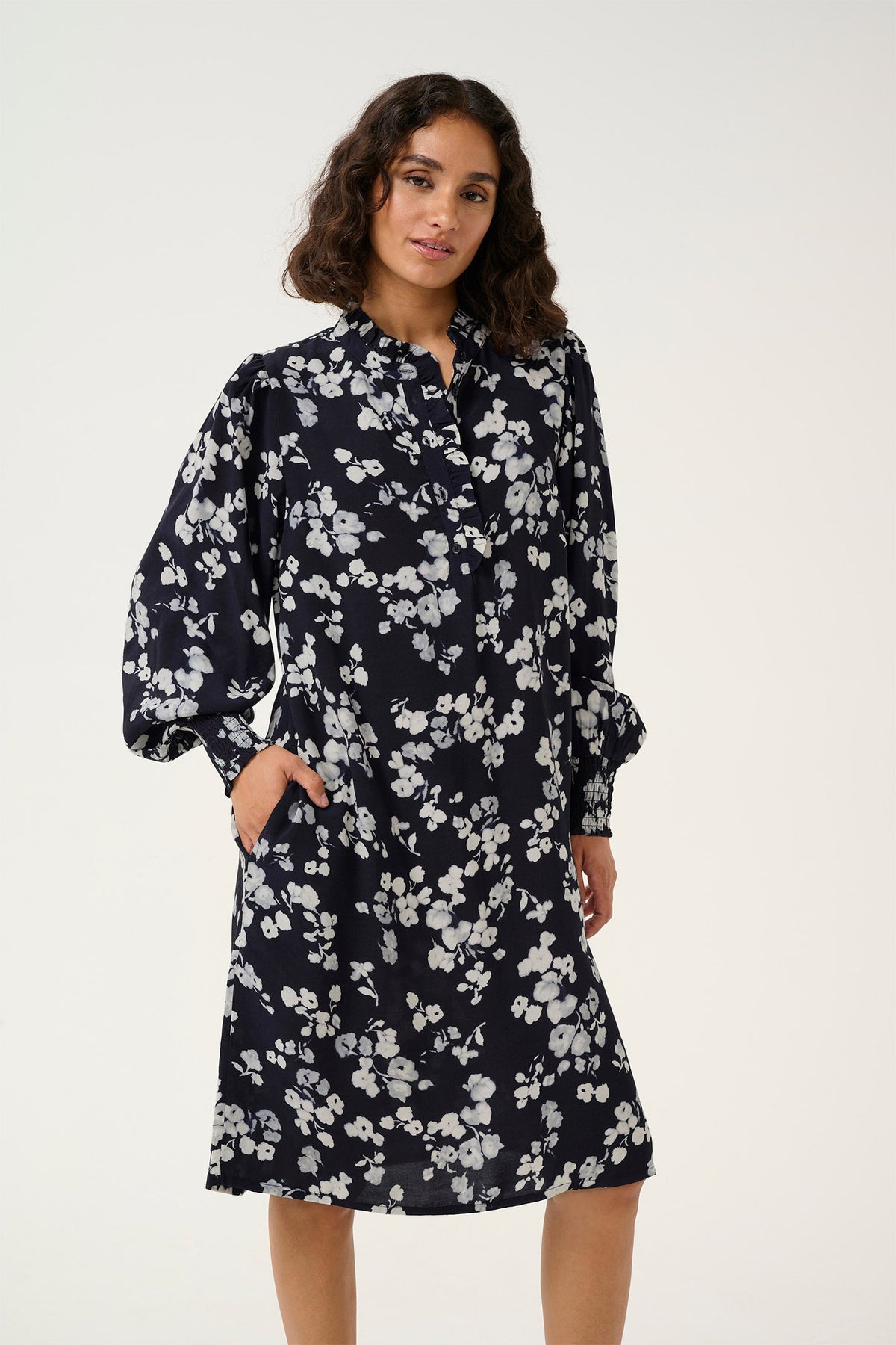 KAalice Short  Dress Marine Flower - 10509404