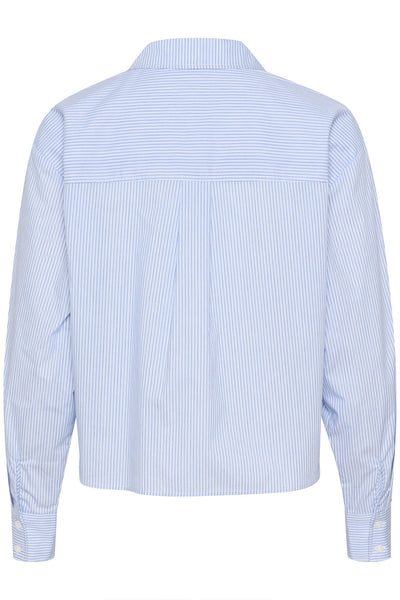 KAsofie Shirt White/Blue Stripe - 10509453 Thumbnail