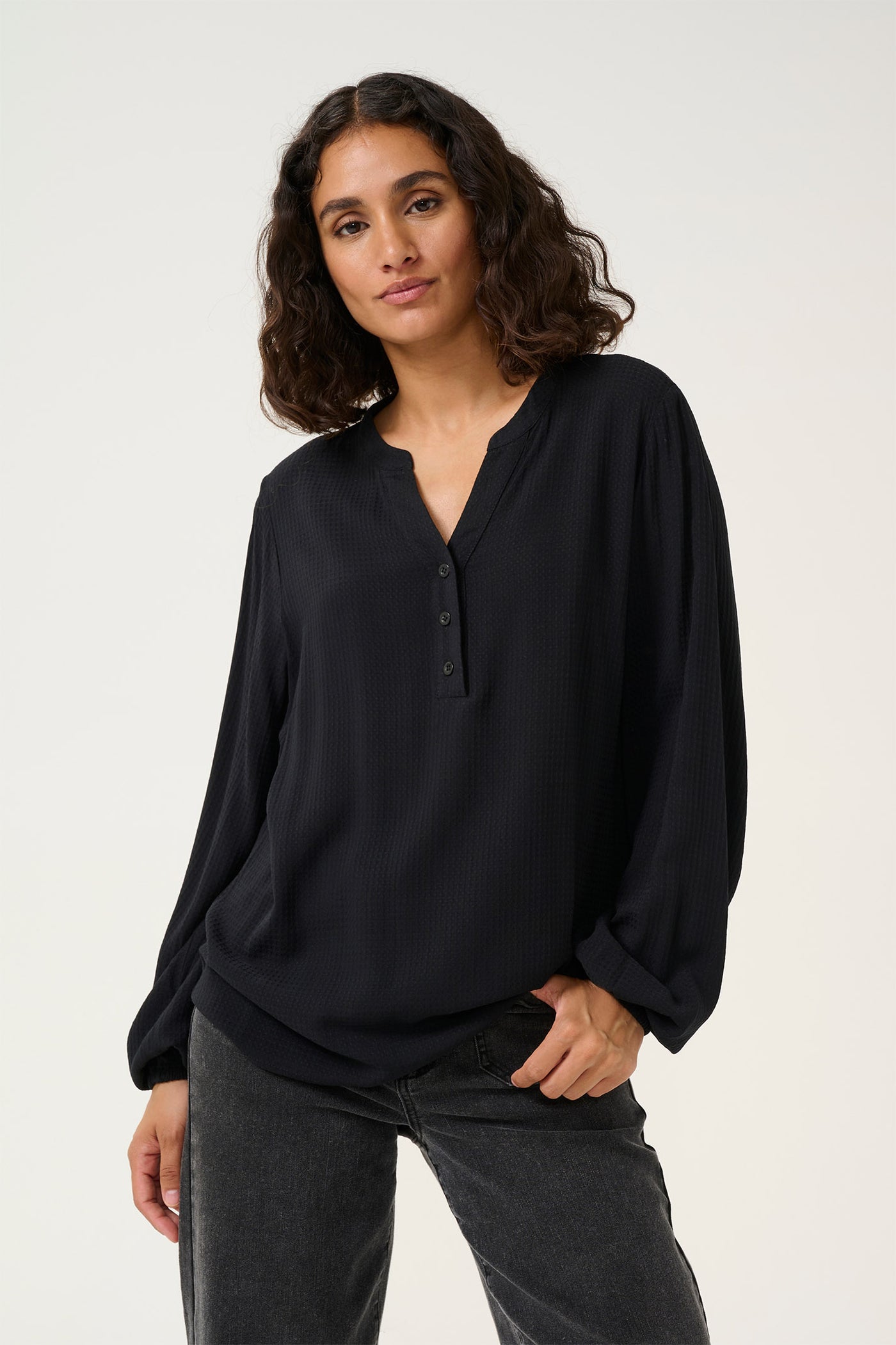 KAmathilde Blouse Black deep - 10509471