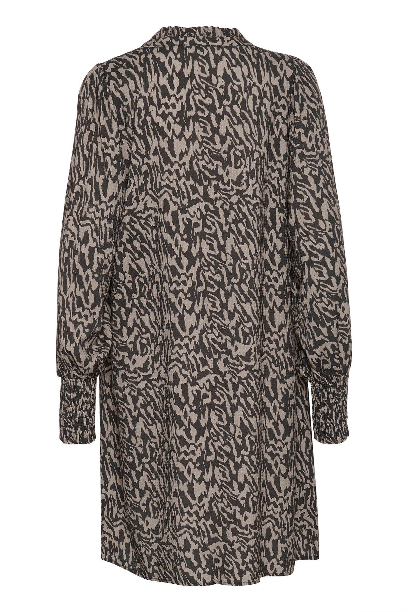 KAmathilde Dress Black/Elephant Graphic lines - 10509495
