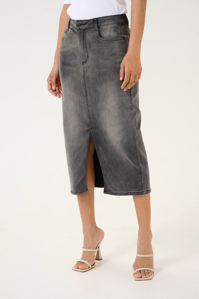 KAsinem Skirt Medium Grey Denim - 10509517 Thumbnail