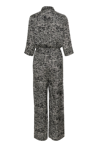 KApollie Jumpsuit Black/Turtledove Graphic Dot - 10509533 Thumbnail