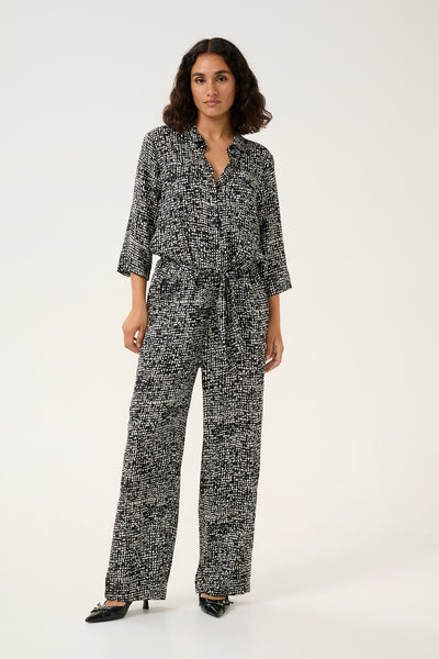 KApollie Jumpsuit Black/Turtledove Graphic Dot - 10509533 Thumbnail
