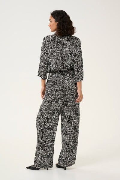 KApollie Jumpsuit Black/Turtledove Graphic Dot - 10509533 Thumbnail