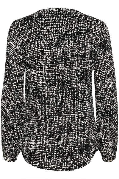 KApollie Amber Blouse Black/Turtledove Graphic Dot - 10509535 Thumbnail
