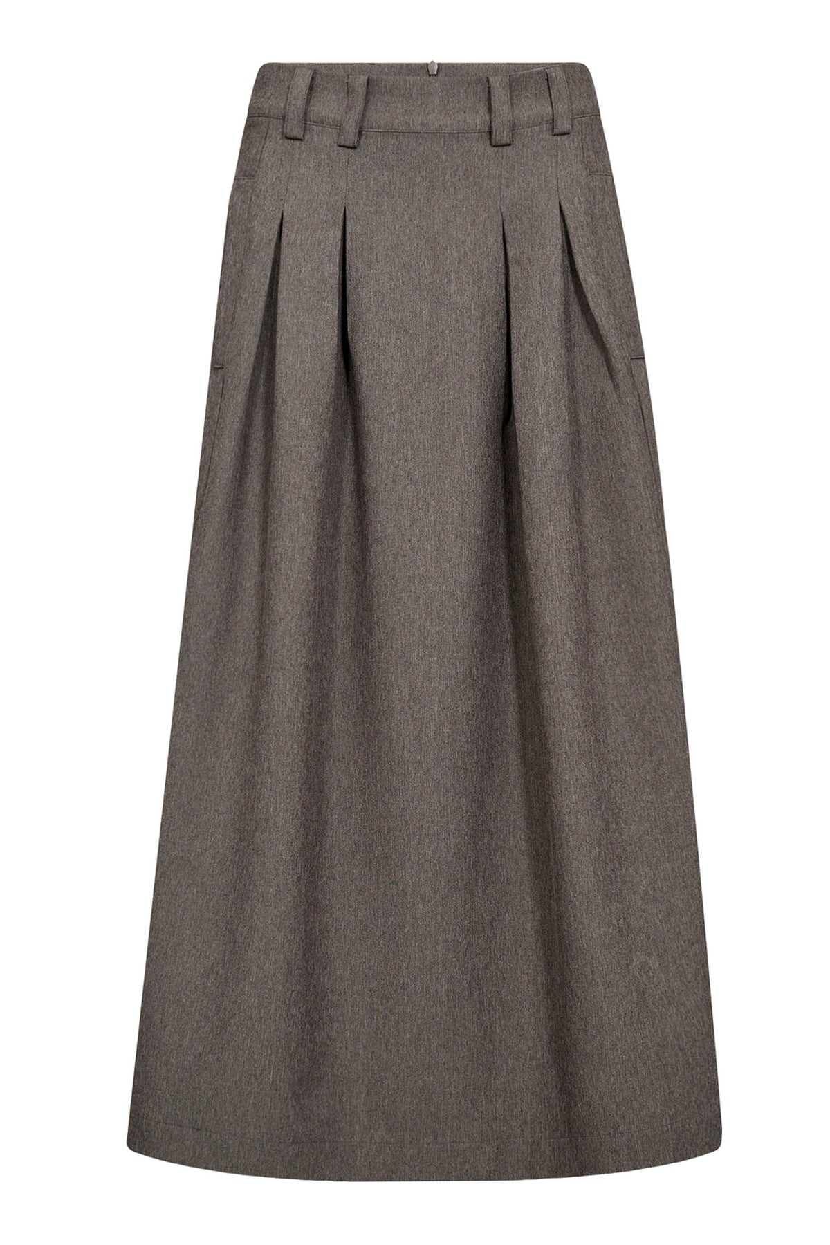 NanaCC Pleat Skirt 984-Mink - 34196