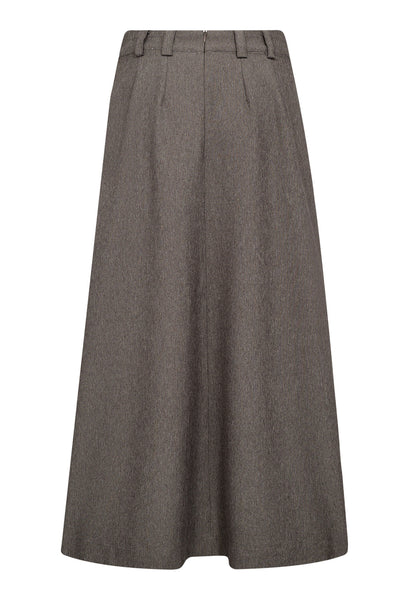 NanaCC Pleat Skirt 984-Mink - 34196 Thumbnail