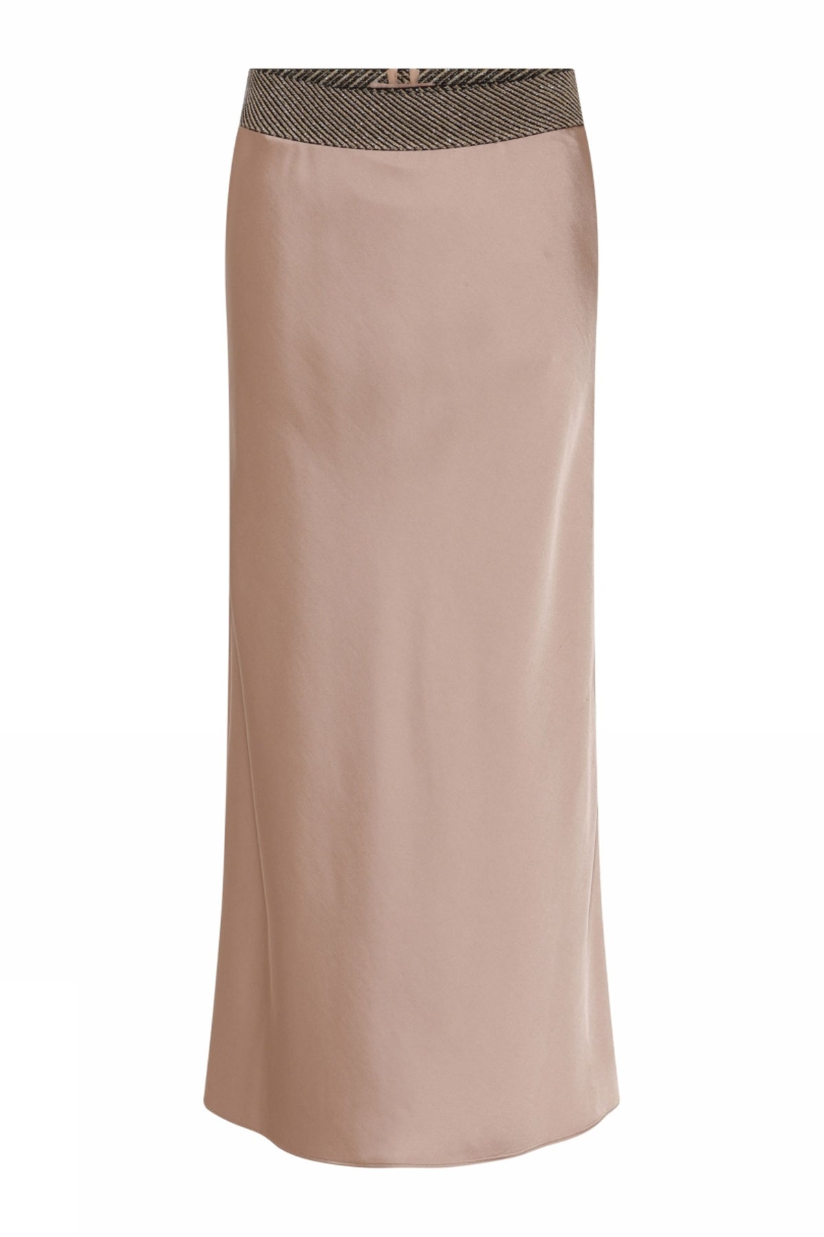 Elly, bias cut long skirt 2061-Almondine - 56561/6745