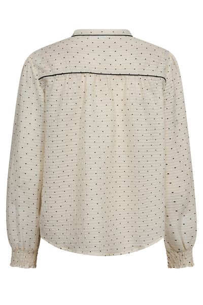 FranciscaCC Dot Shirt 11-Off white - 35710 Thumbnail