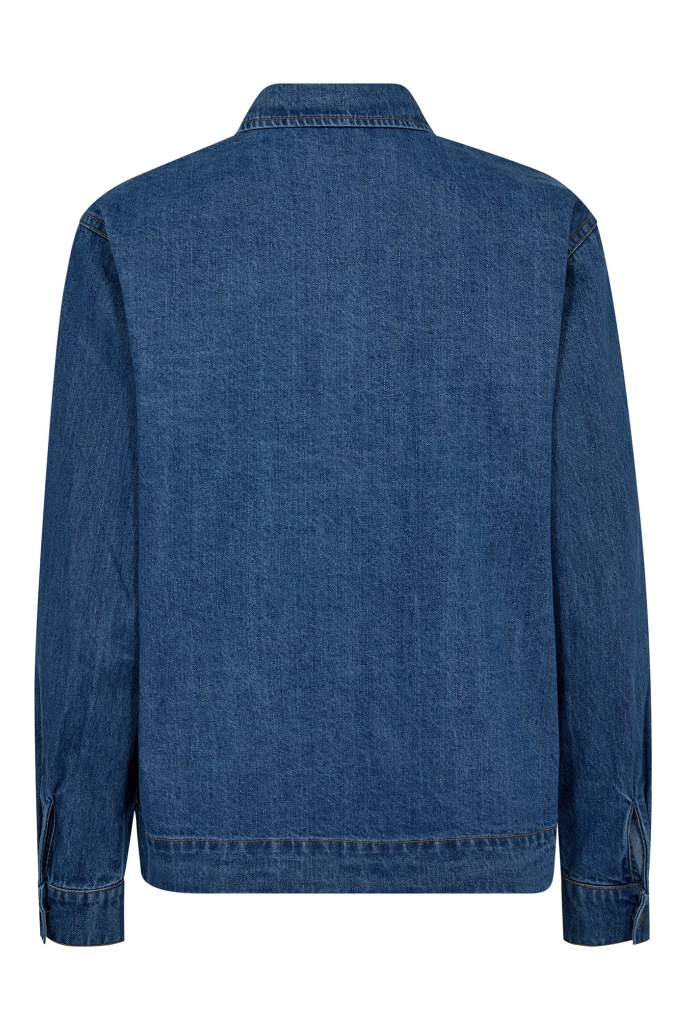 DelinaCC Denim Shirt 555-Dark denim - 35724