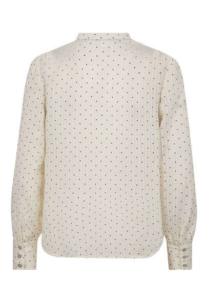 FranciscaCC Dot Lace Shirt 11-Off white Thumbnail