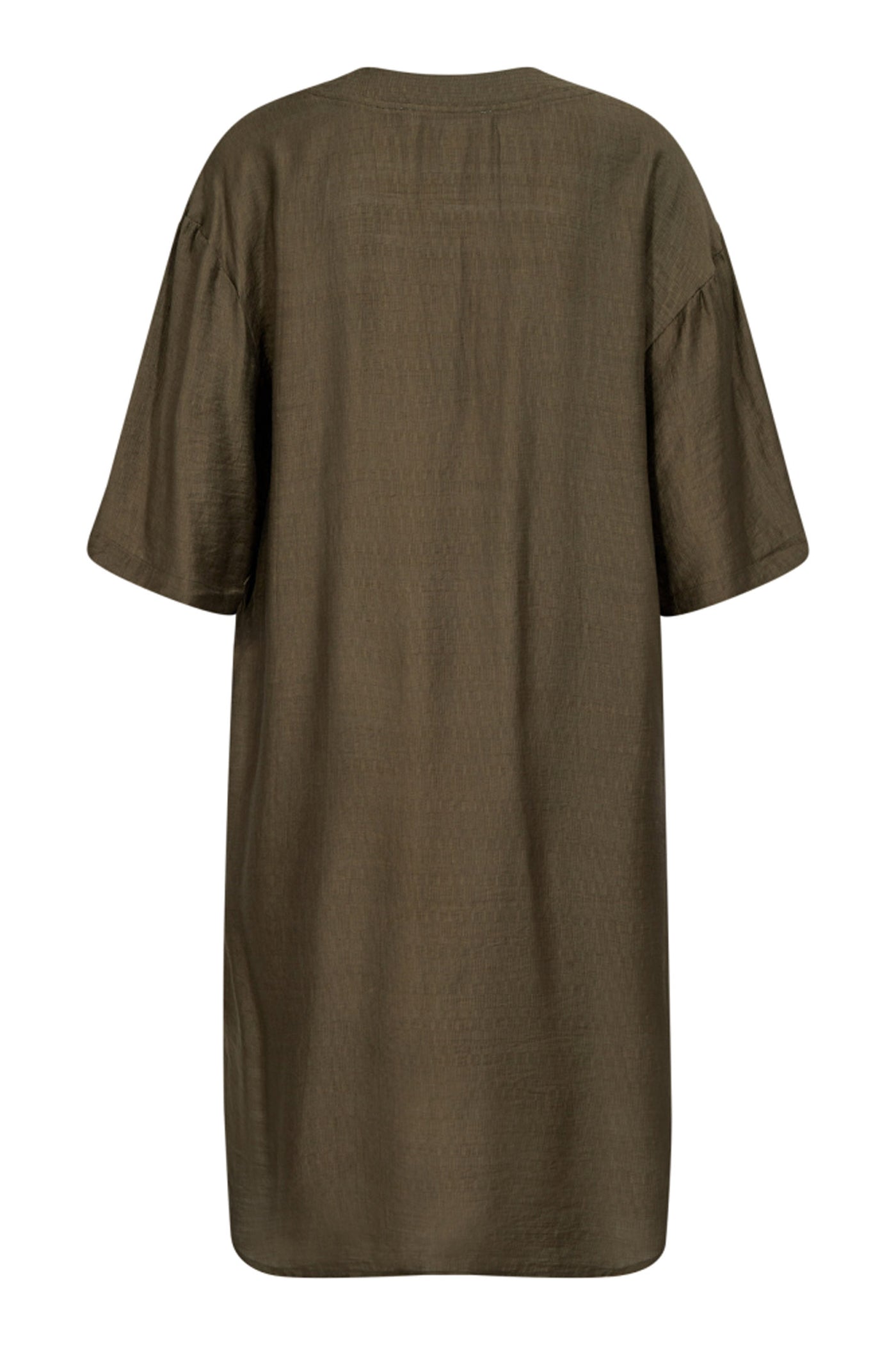 CarynCC Pleat Tunic Dress 7555-Army - 36432