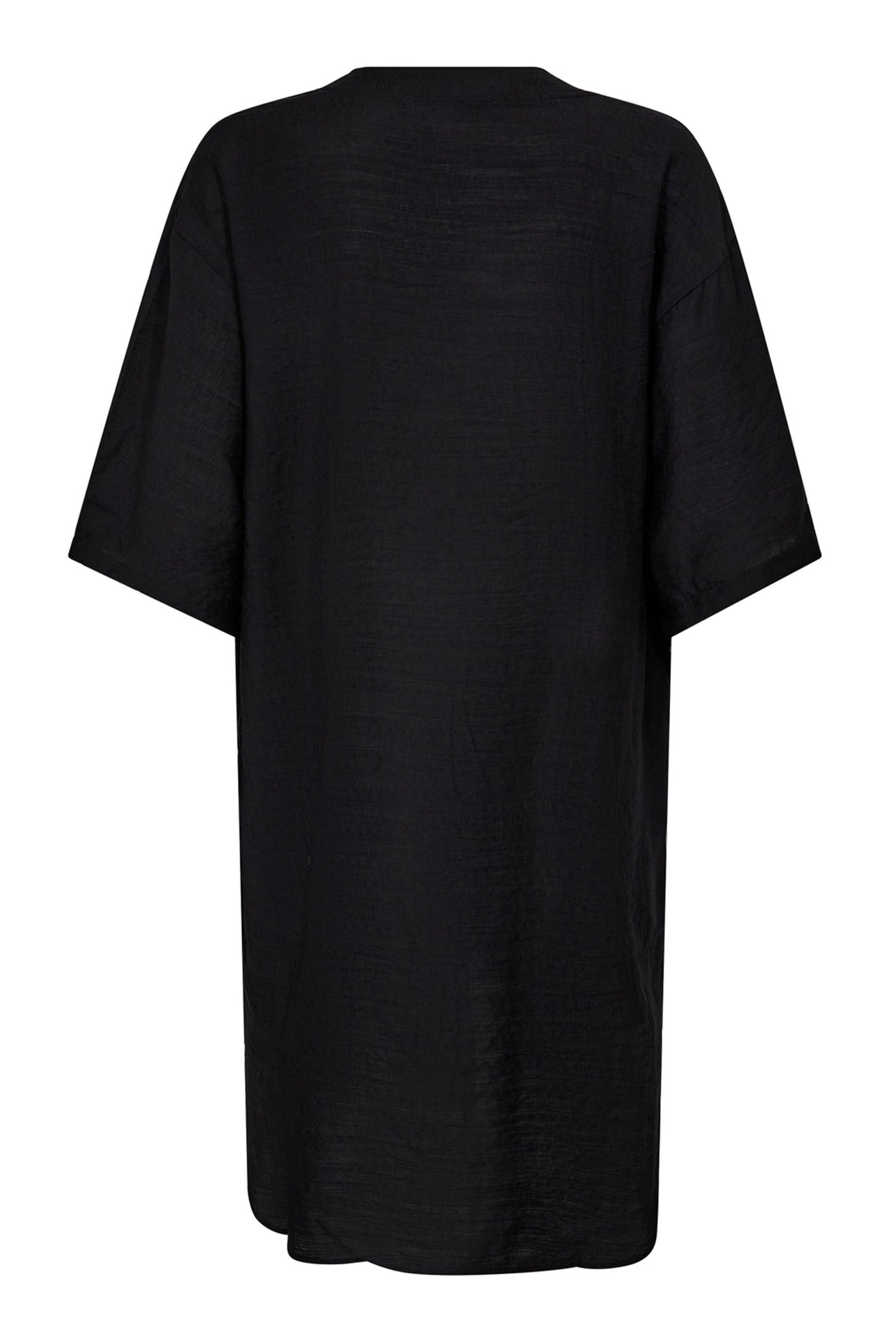 CarynCC Pleat Tunic Dress 96-Black - 36432