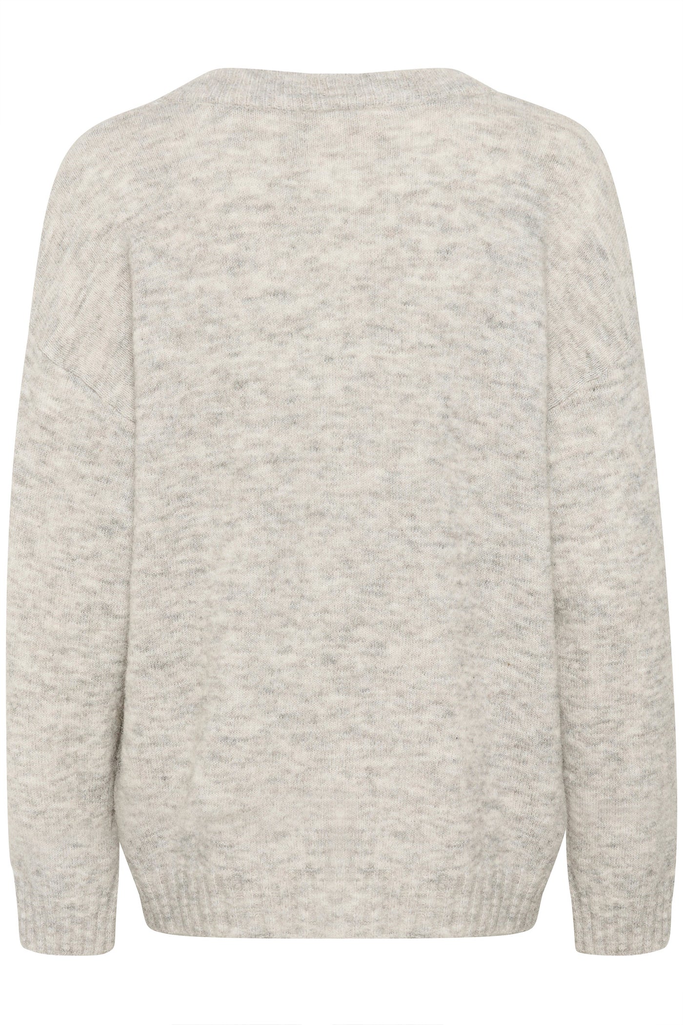 CRBlu Knit Cardigan Light Grey Melange