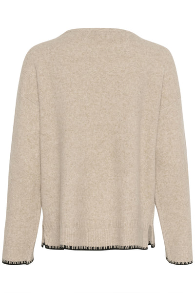 CROnie Knit Pullover String/Black - 10613138 Thumbnail