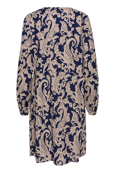 CRLucy Dress Blue Paisley - 10613155 Thumbnail