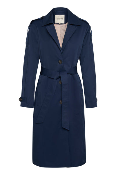 CRRea Trenchcoat Dress Blues Thumbnail