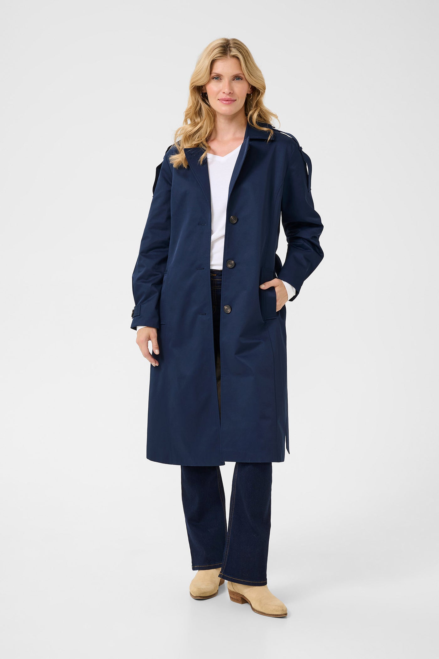 CRRea Trenchcoat Dress Blues