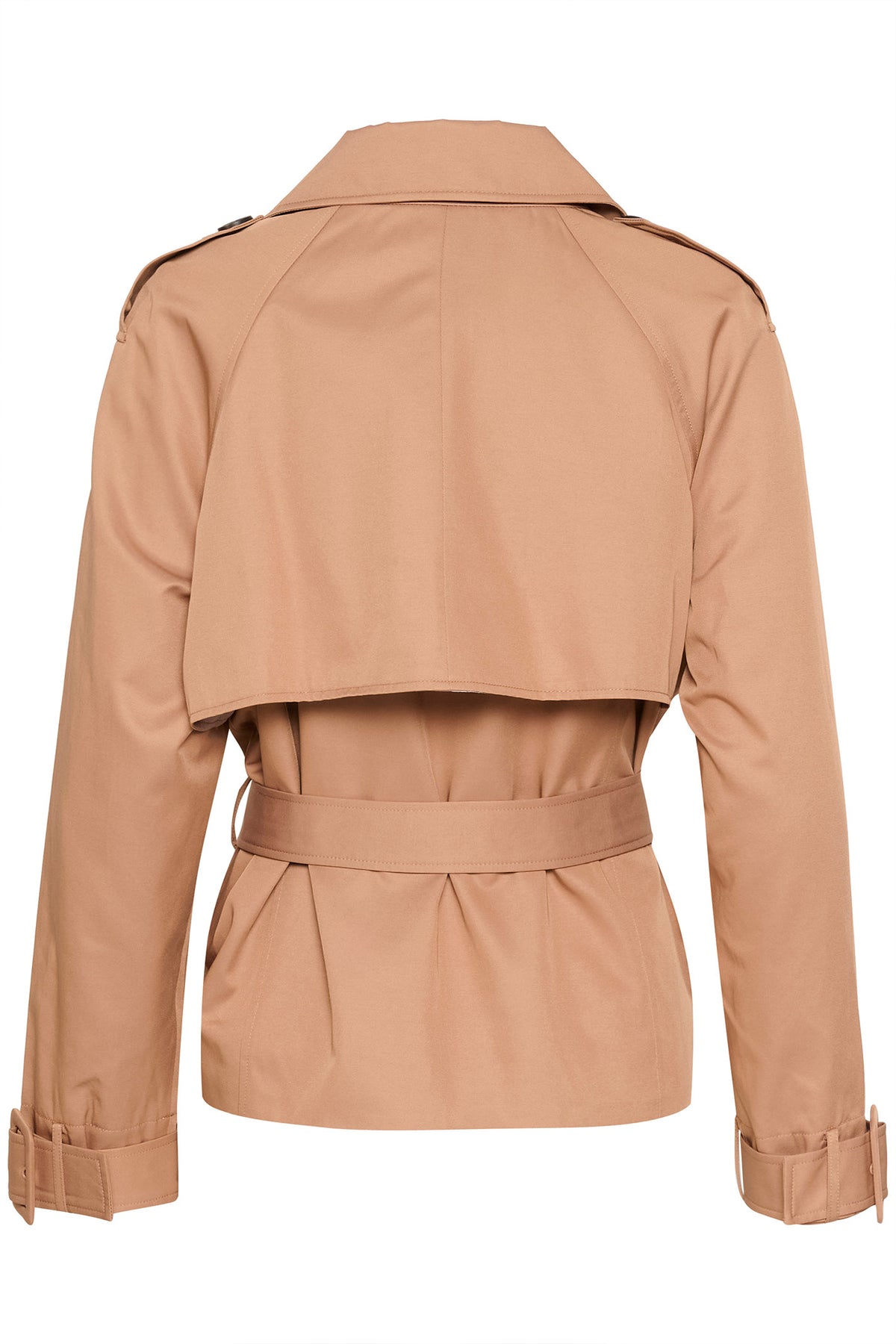 CRRea Crop Trenchcoat Cinnamon Swirl - 10613209