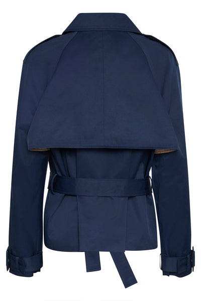 CRRea Crop Trenchcoat Dress Blues - 10613209 Thumbnail