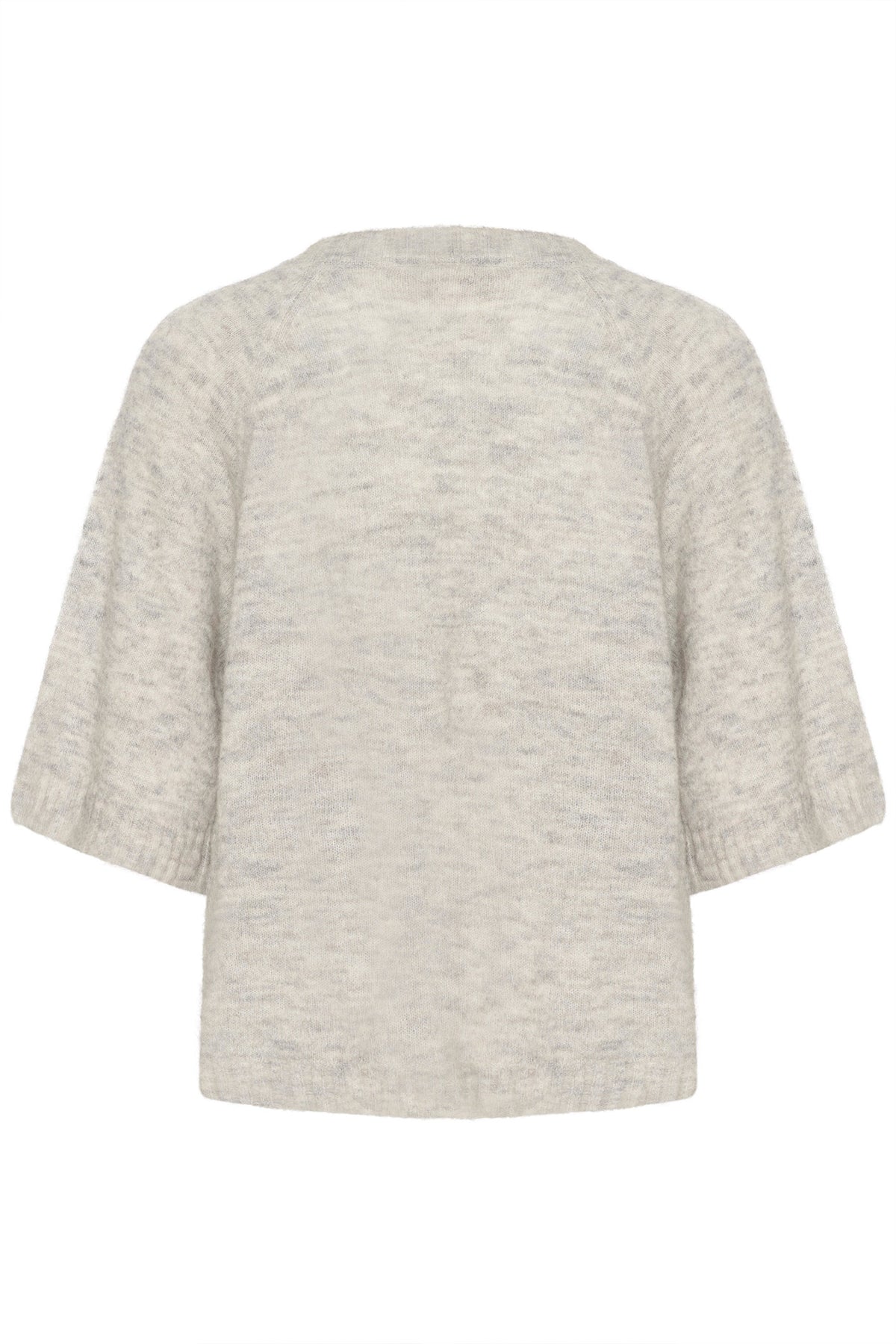 CRBlu Knit Blouse Light Grey Melange - 10613310