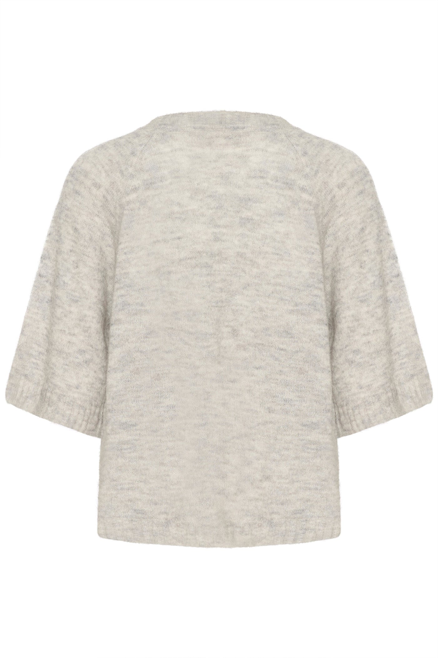 CRBlu Knit Blouse Light Grey Melange - 10613310