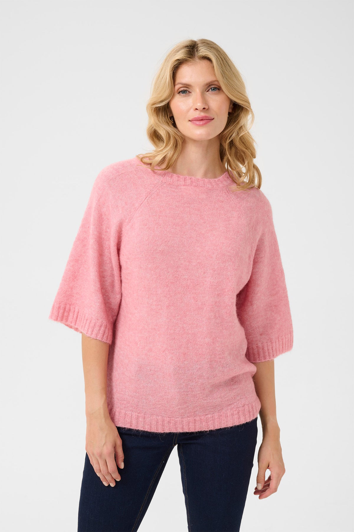 CRBlu Knit Blouse Blush - 10613310