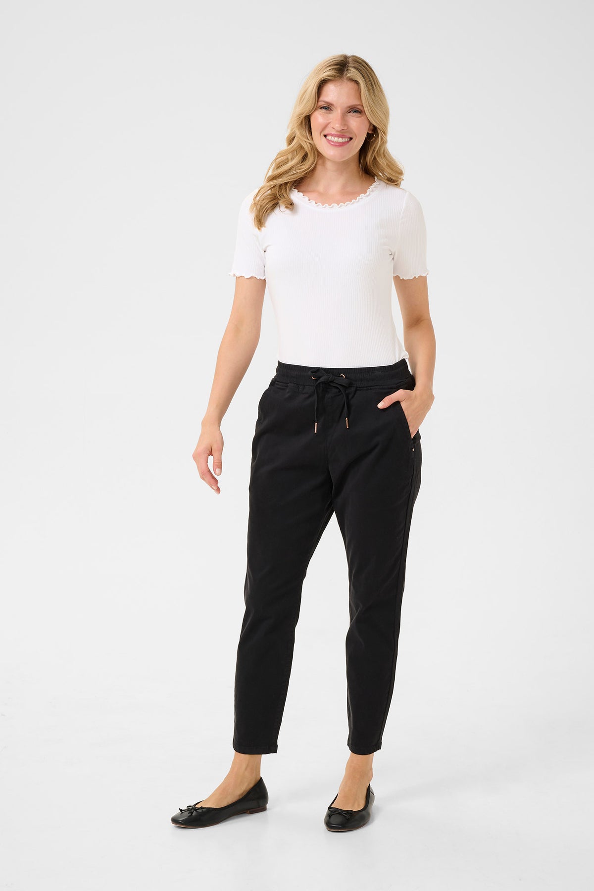 CRDonne Pant Pitch Black - 10613551