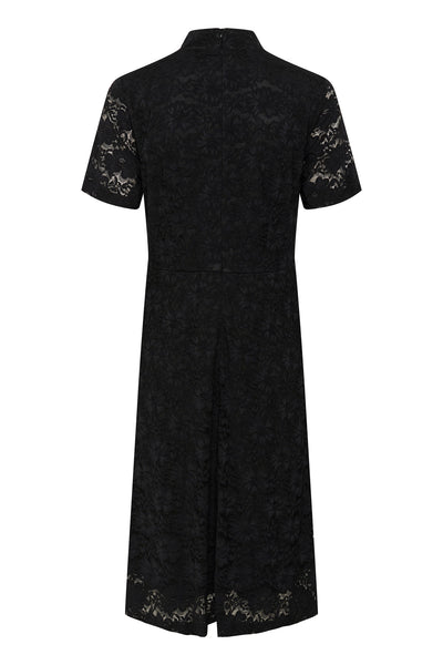 CRLasi SS Lace Dress Pitch Black - 10613851 Thumbnail