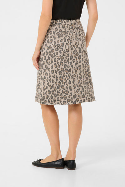 CRLeona Skirt Leopard Mix - 10613940 Thumbnail