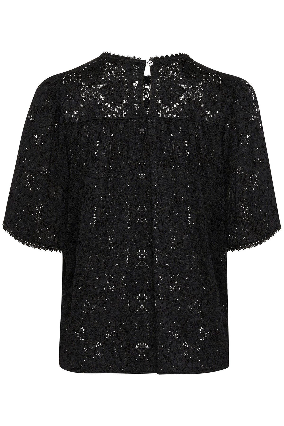 CRLika Lace T-Shirt Pitch Black