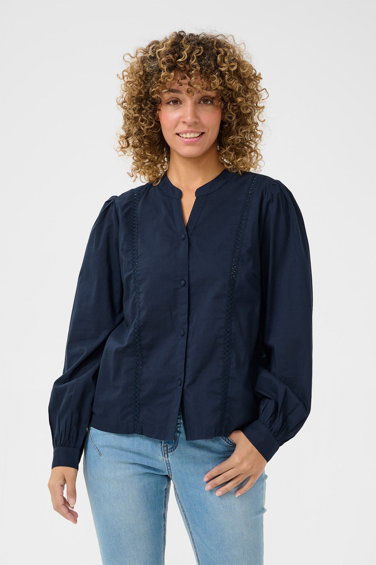 CRJassi Blouse Navy Blazer