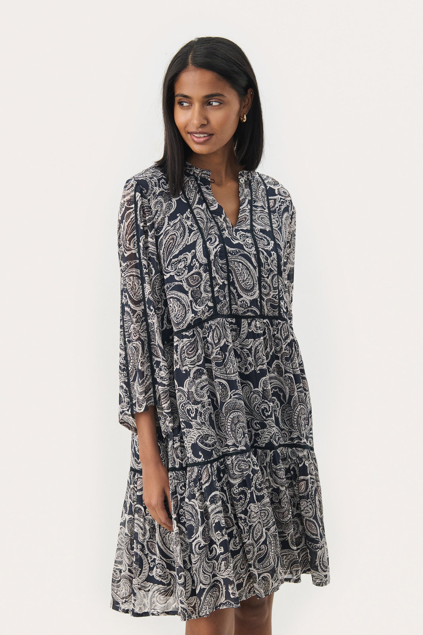 NibiPW DR After Midnight Paisley Print - 30309357