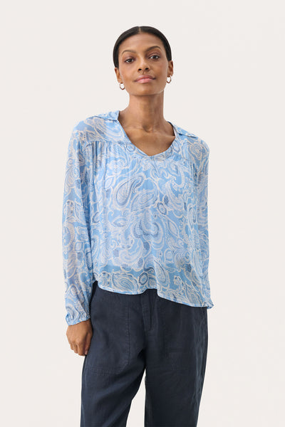 NicholinaPW BL Silver Lake Paisley Print - 30309358 Thumbnail